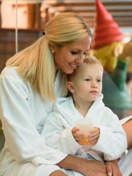 Familienfotoshooting in der Badewelt