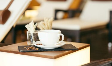 Kaffee im Ruheraum