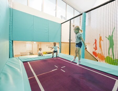 Kinder spielen im Bällebad