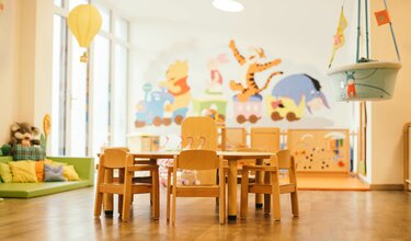 In der Kinderbetreuung