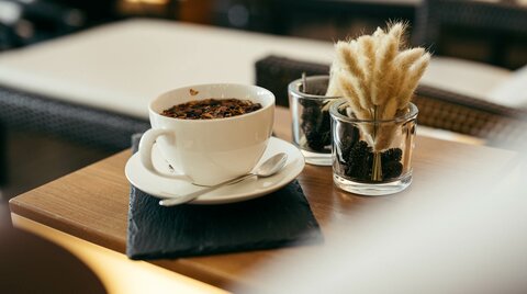 Biogetränk in der Tasse