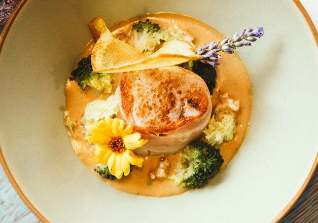 Schweinemedaillons mit Gemüse