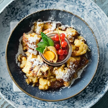 Abendessen mit regionalen Zutaten