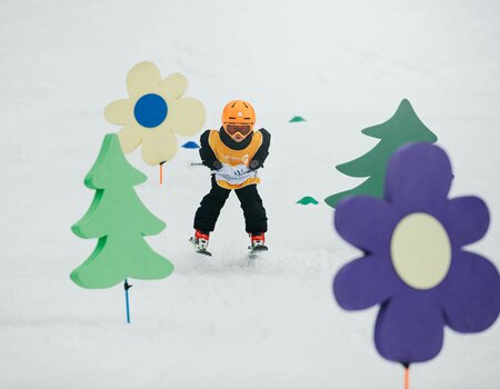 Abfahrt auf hoteleigener Skiwiese