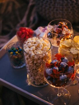 Snacks für das Glamping